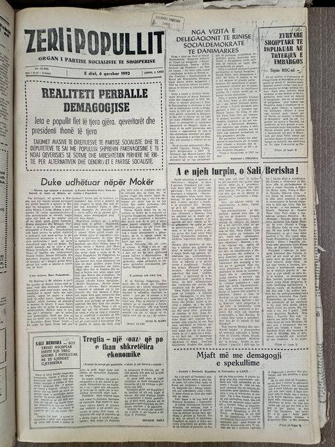 Zëri i Popullit 1993-06-06