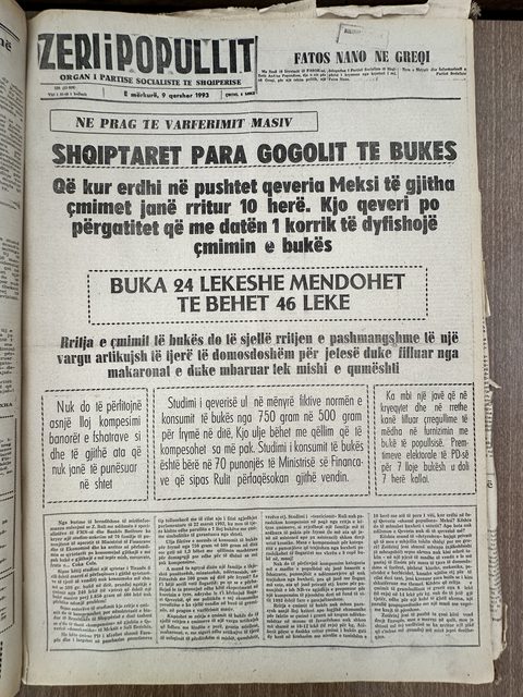 Zëri i Popullit 1993-06-09
