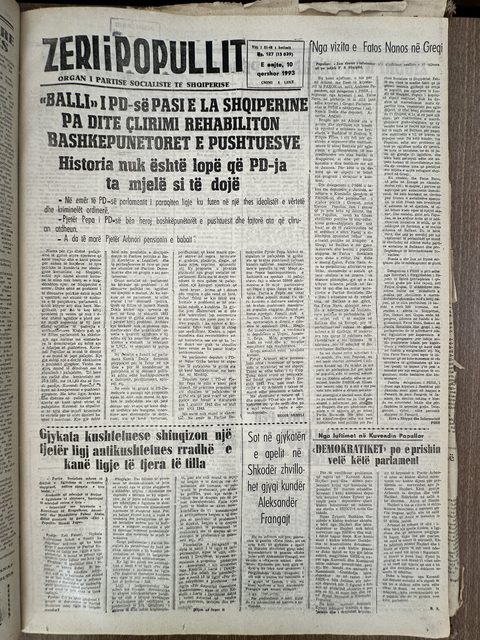 Zëri i Popullit 1993-06-10