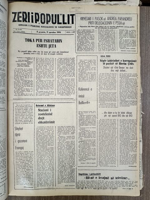 Zëri i Popullit 1993-06-11