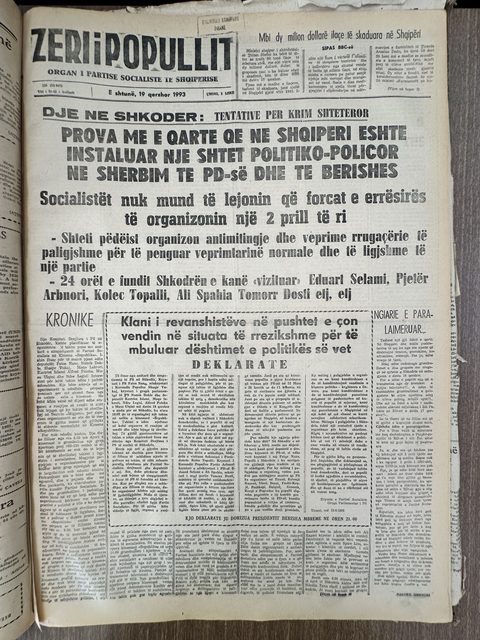 Zëri i Popullit 1993-06-19