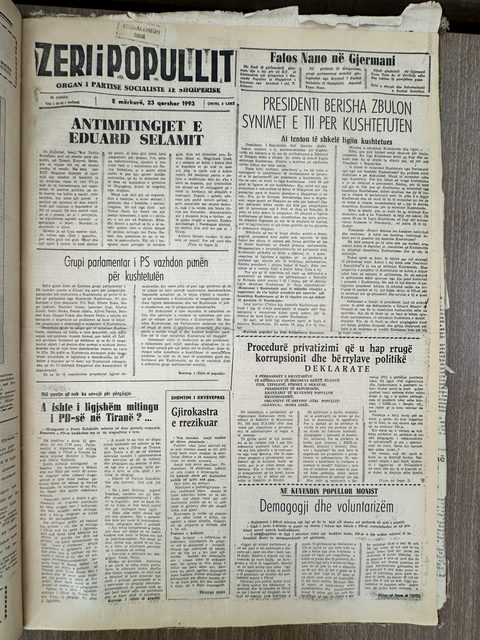 Zëri i Popullit 1993-06-23