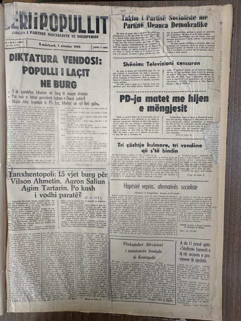 Zëri i Popullit 1993-09-01