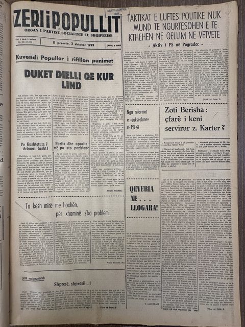 Zëri i Popullit 1993-09-03