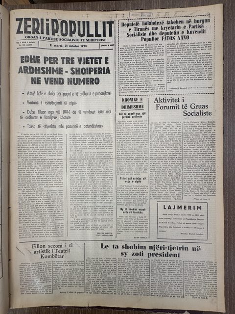 Zëri i Popullit 1993-09-21
