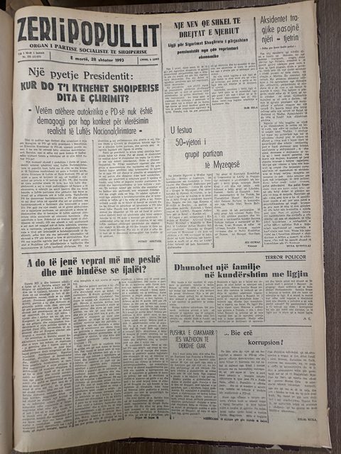 Zëri i Popullit 1993-09-28