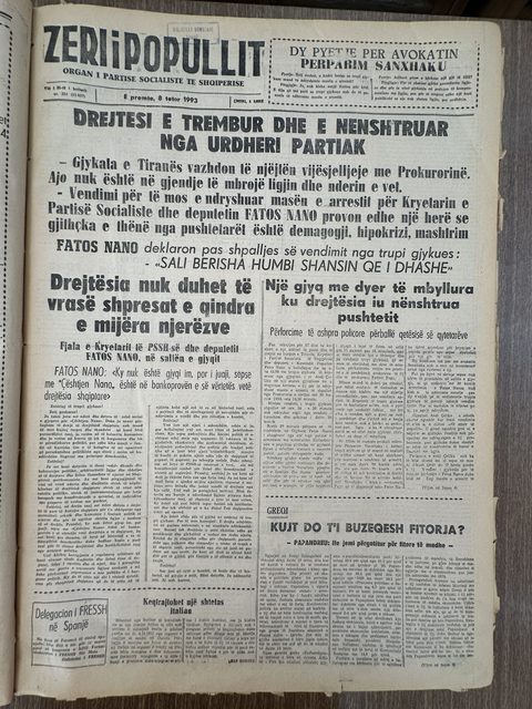Zëri i Popullit 1993-10-08