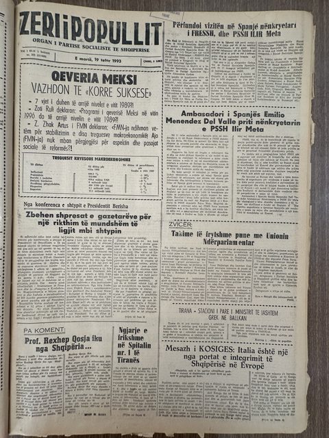 Zëri i Popullit 1993-10-19