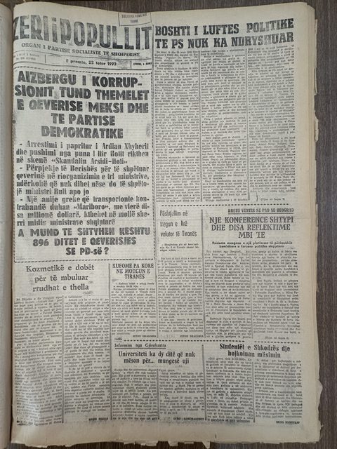 Zëri i Popullit 1993-10-23