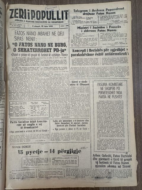 Zëri i Popullit 1993-10-30