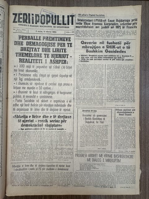 Zëri i Popullit 1993-11-05