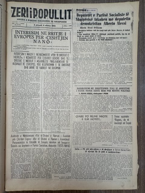 Zëri i Popullit 1993-11-06
