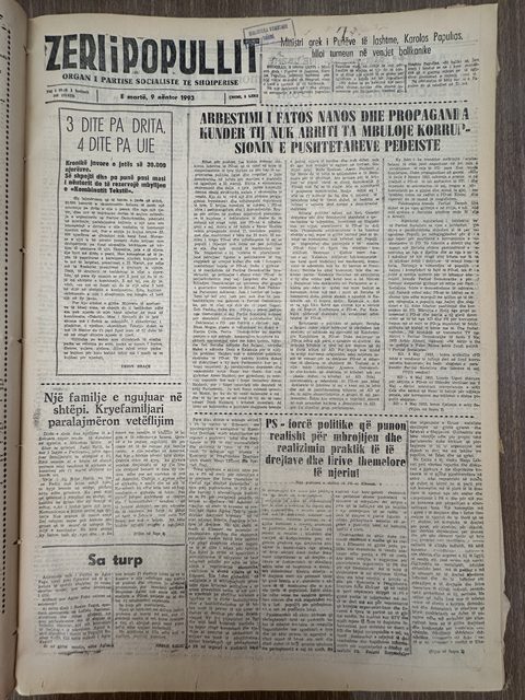 Zëri i Popullit 1993-11-09