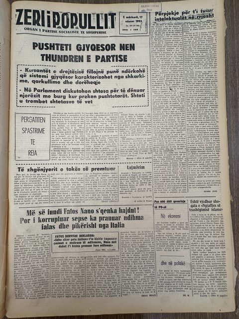 Zëri i Popullit 1993-10-17