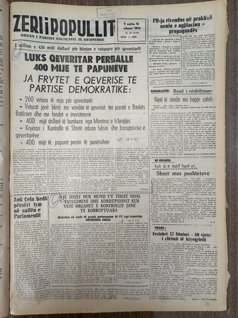 Zëri i Popullit 1993-11-18