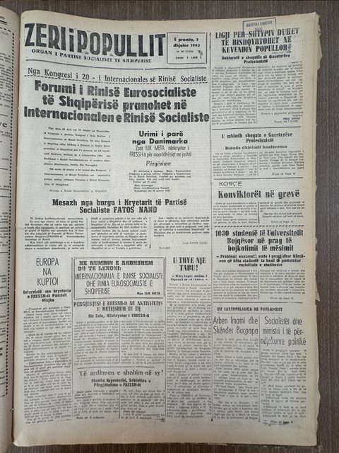 Zëri i Popullit 1993-12-03