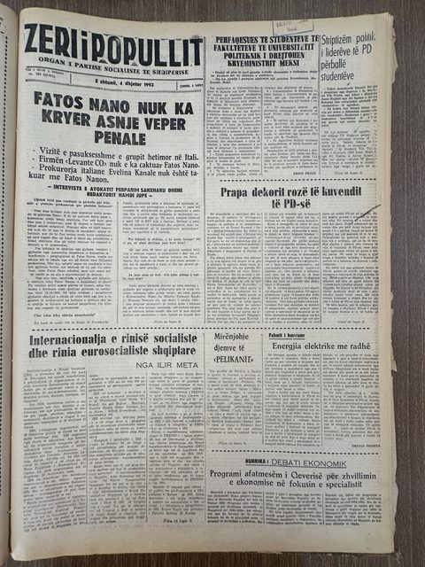 Zëri i Popullit 1993-12-04