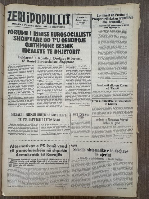 Zëri i Popullit 1993-12-09