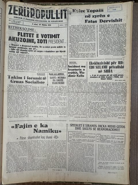 Zëri i Popullit 1993-12-19