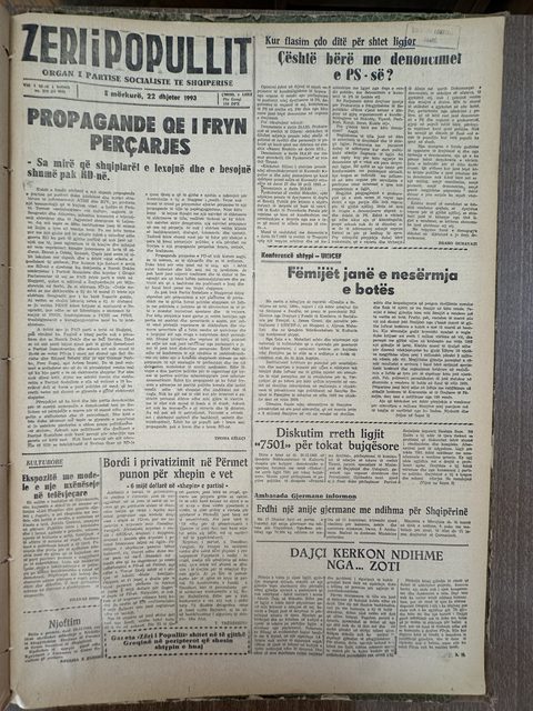 Zëri i Popullit 1993-12-22