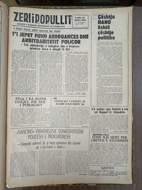 Zëri i Popullit 1993-12-23
