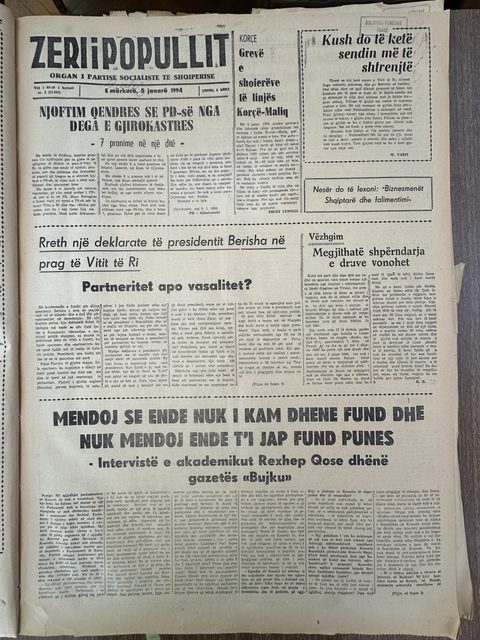 Zëri i Popullit 1994-01-05