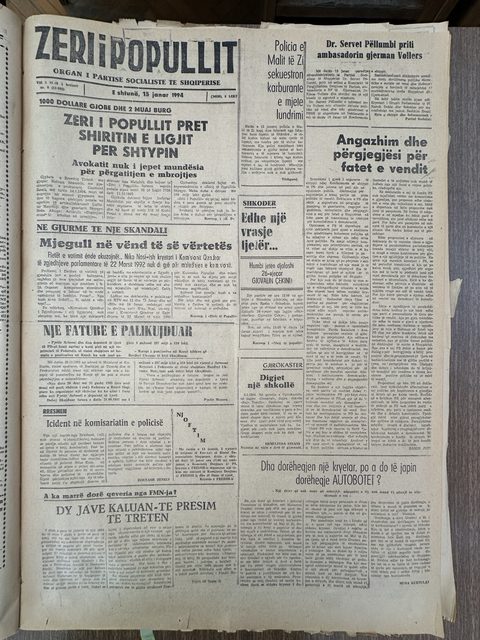 Zëri i Popullit 1994-01-15