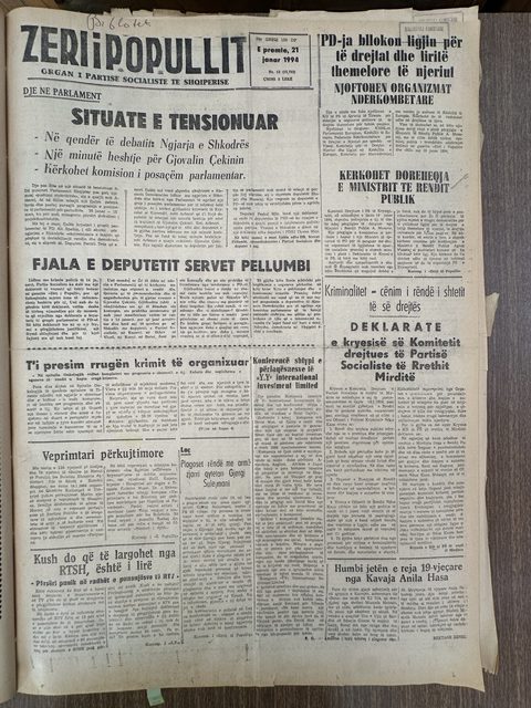 Zëri i Popullit 1994-01-21