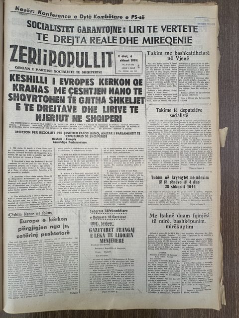 Zëri i Popullit 1994-02-06