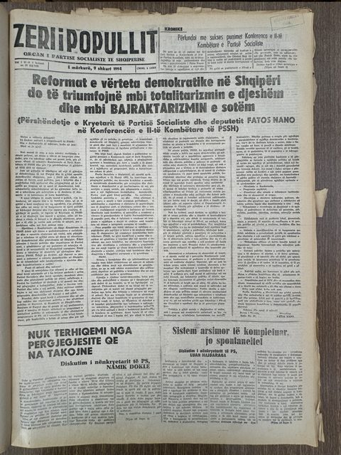 Zëri i Popullit 1994-02-09