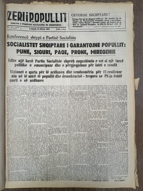 Zëri i Popullit 1994-02-12