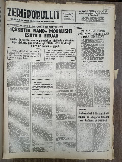 Zëri i Popullit 1994-02-19