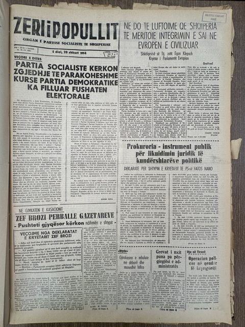Zëri i Popullit 1994-02-20