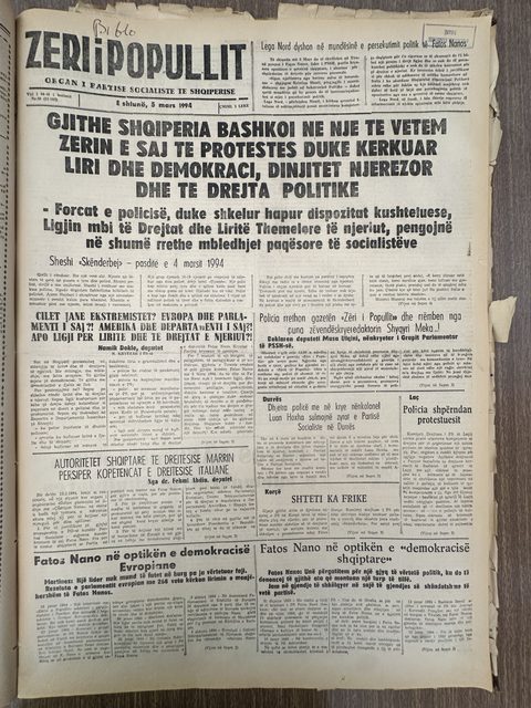 Zëri i Popullit 1994-03-05