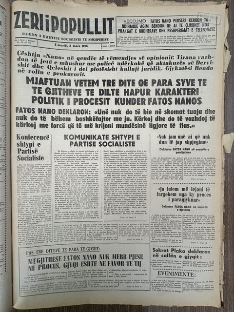 Zëri i Popullit 1994-03-08