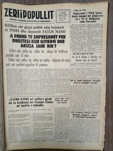 Zëri i Popullit 1994-03-18