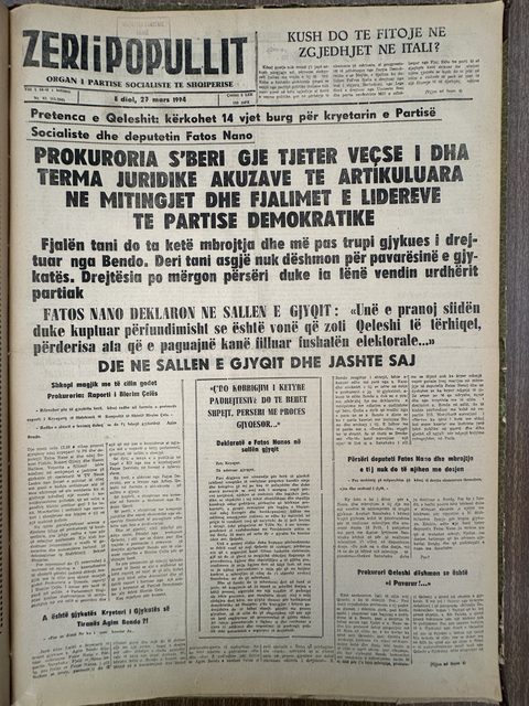 Zëri i Popullit 1994-03-27