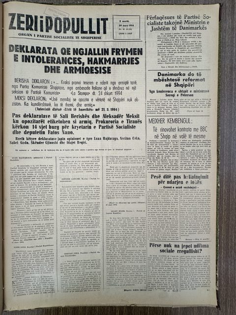 Zëri i Popullit 1994-03-29