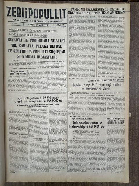 Zëri i Popullit 1994-04-21