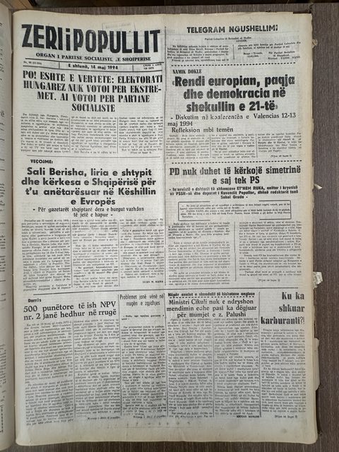 Zëri i Popullit 1994-05-14