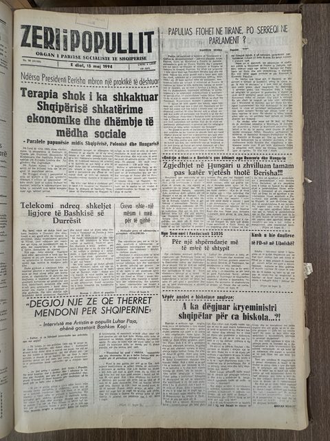 Zëri i Popullit 1994-05-15