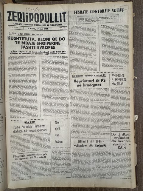 Zëri i Popullit 1994-05-17