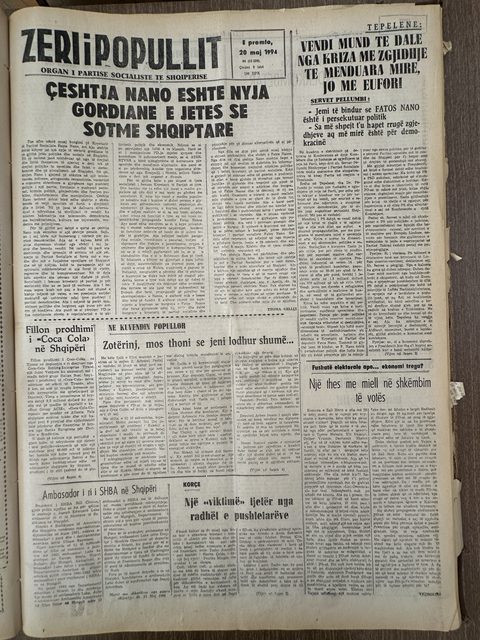 Zëri i Popullit 1994-05-20