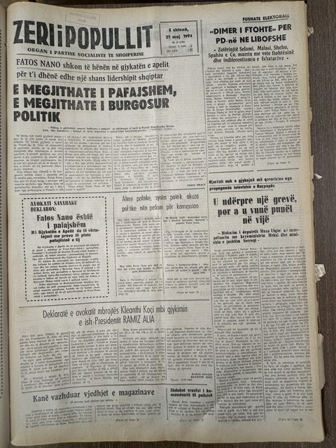 Zëri i Popullit 1994-05-21