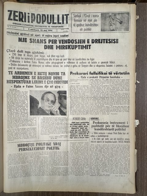 Zëri i Popullit 1994-05-25
