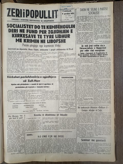 Zëri i Popullit 1994-06-08