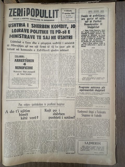 Zëri i Popullit 1994-06-11