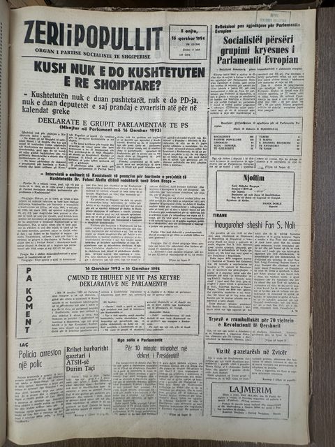 Zëri i Popullit 1994-06-16