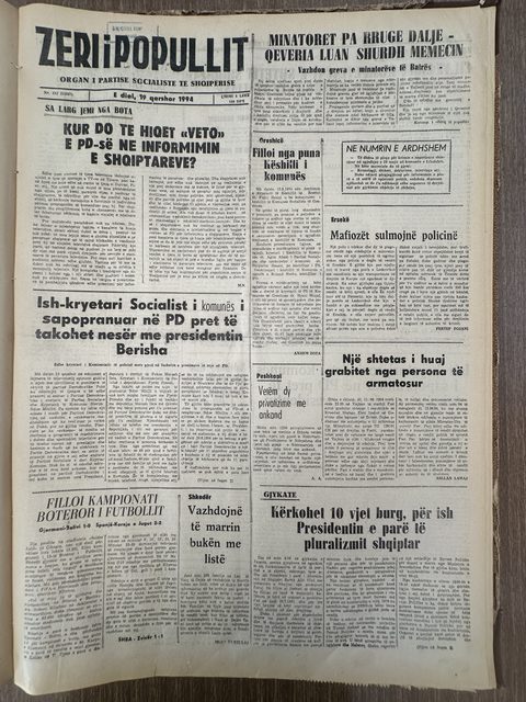 Zëri i Popullit 1994-06-19
