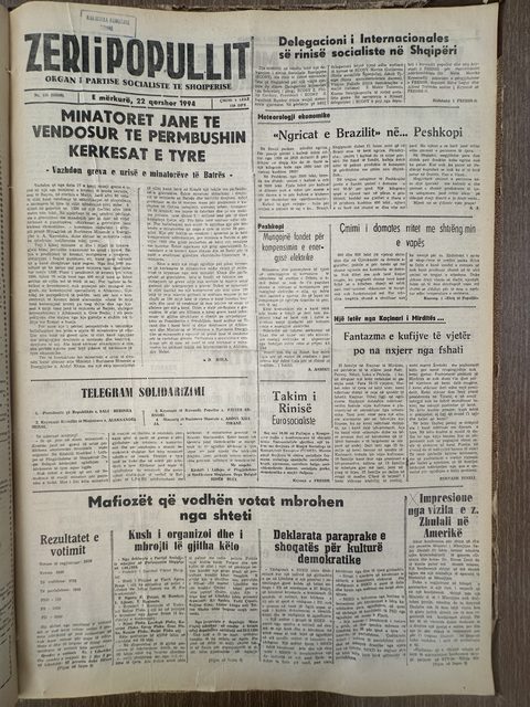 Zëri i Popullit 1994-06-22